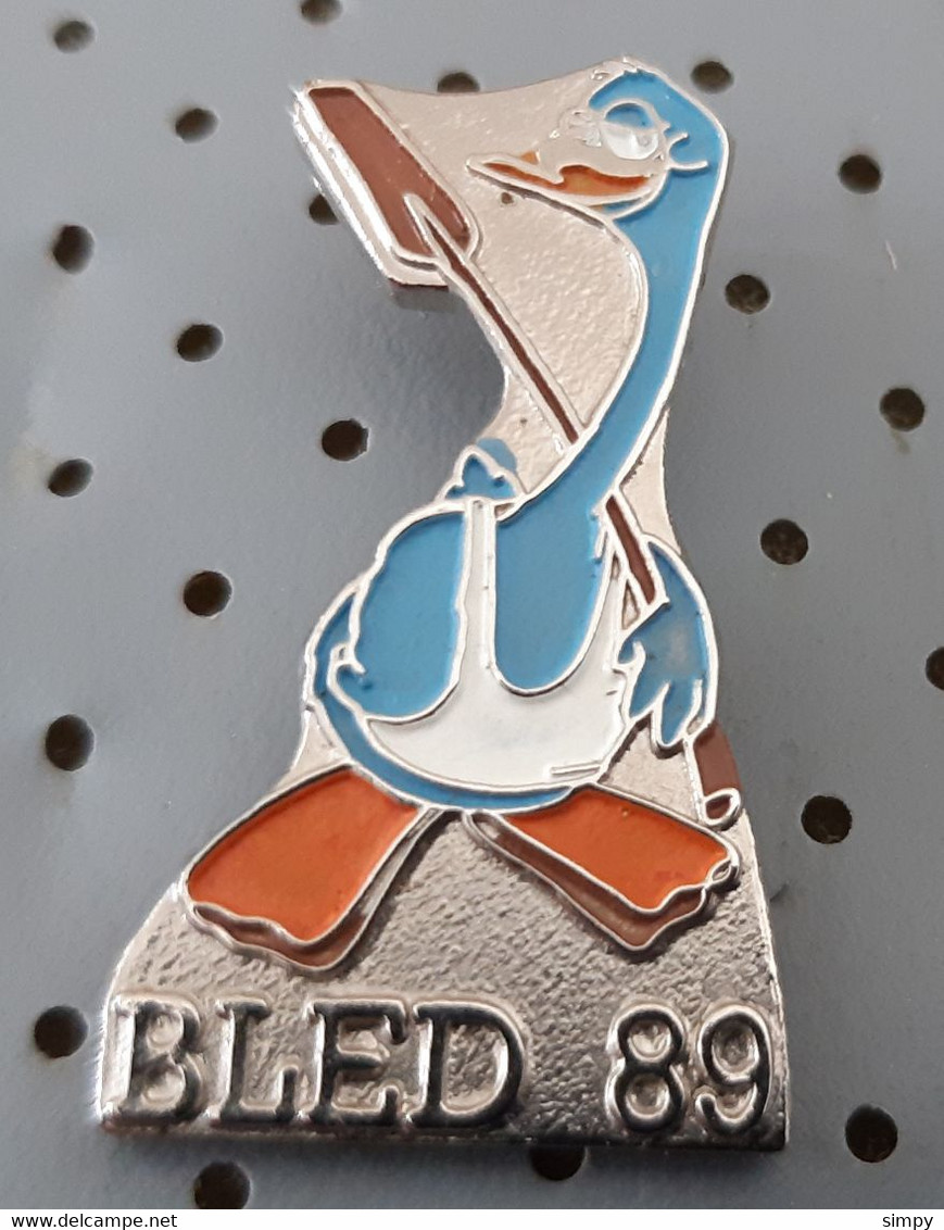 Bled World Rowing Championship FISA 1989 Badge Pin Yugoslavia - Rudersport