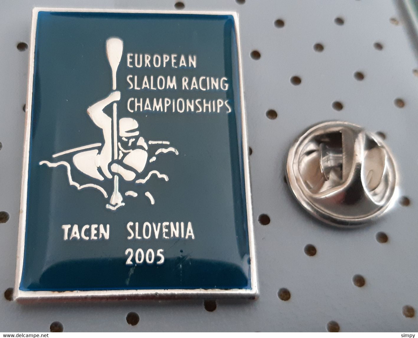 Tacen  European Slalom Racing Championship Slovenia 2005 Rowing Badge Pin - Remo