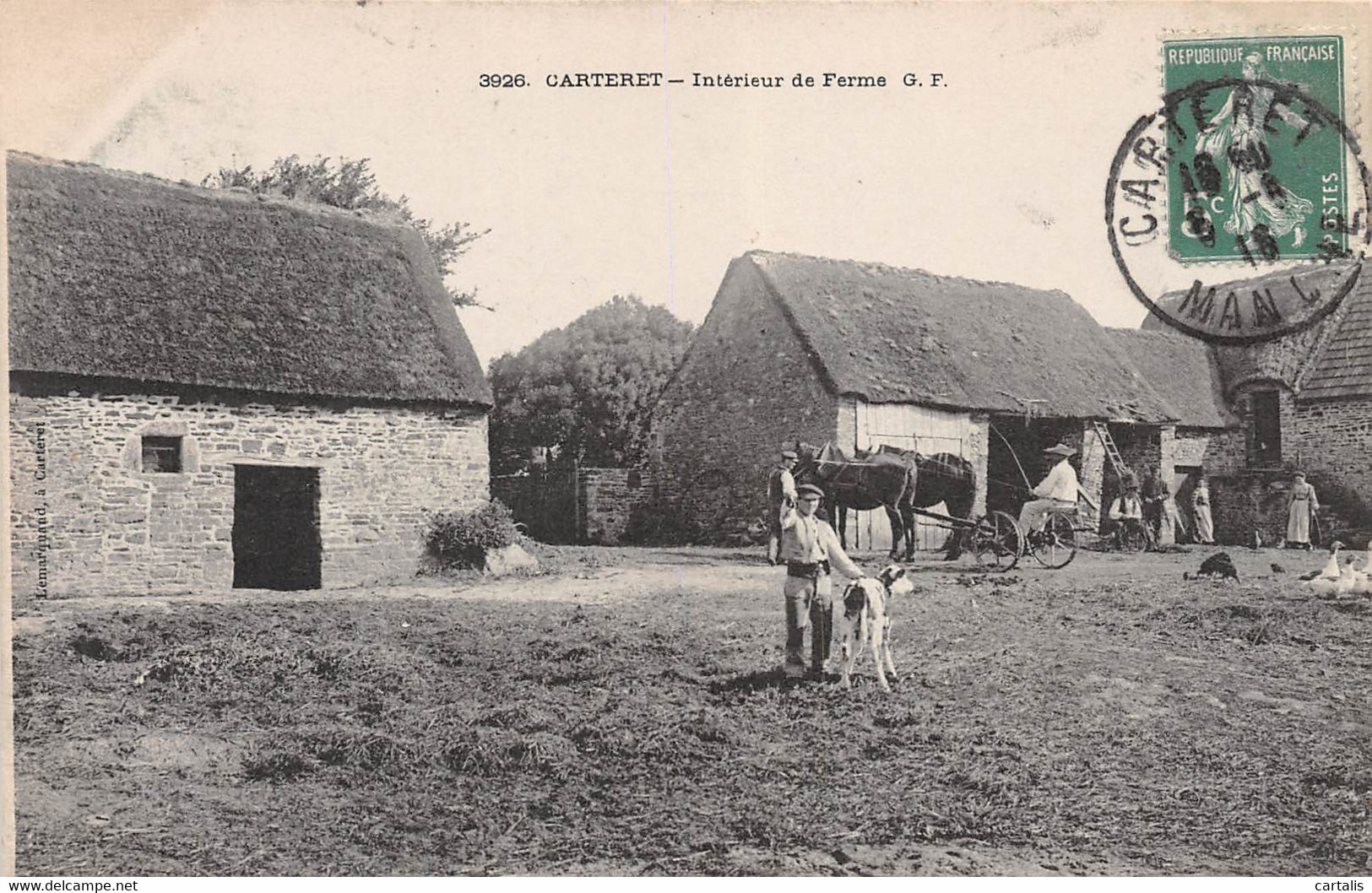 50-CARTERET-Intérieur De Ferme-N°6006-D/0119 - Carteret