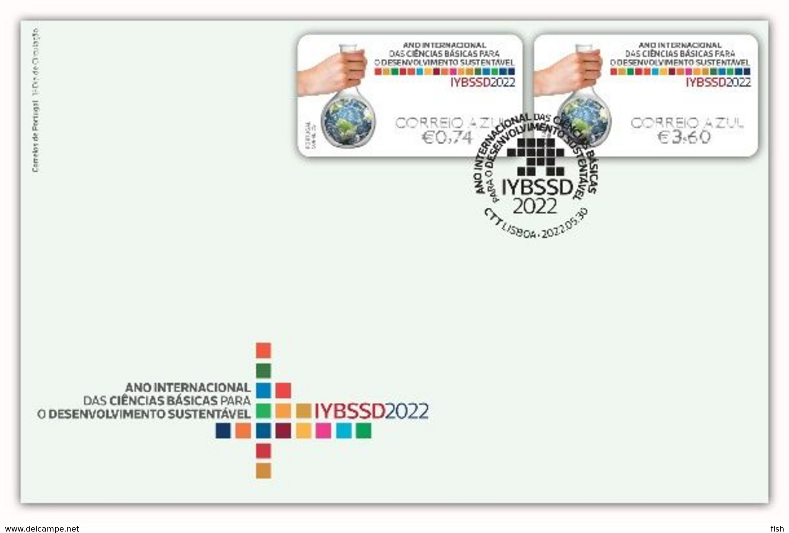 Portugal & FDC International Year Of Basic Sciences For Sustainable Development 2022 (22287) - Pollution