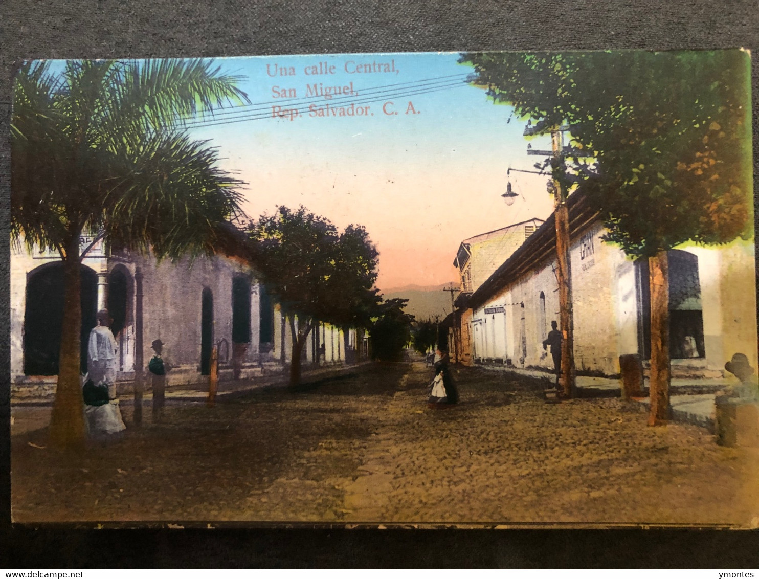 Postcard San Miguel 1915 - El Salvador