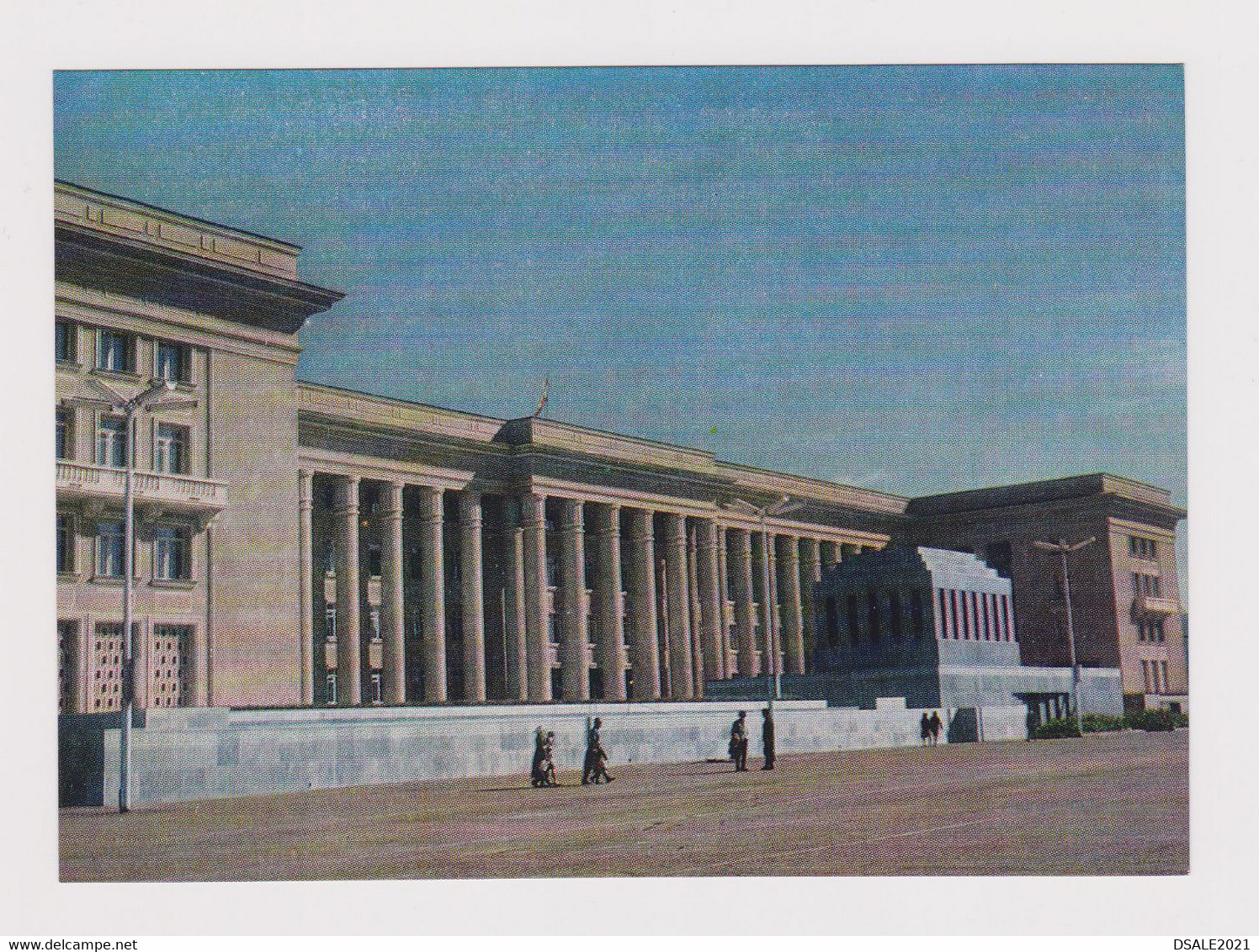 MONGOLIA Mongolie Mongolei Mongolian Capital Ulaanbaatar Government House View 1960s Photo Postcard RPPc CPA (52608) - Mongolia