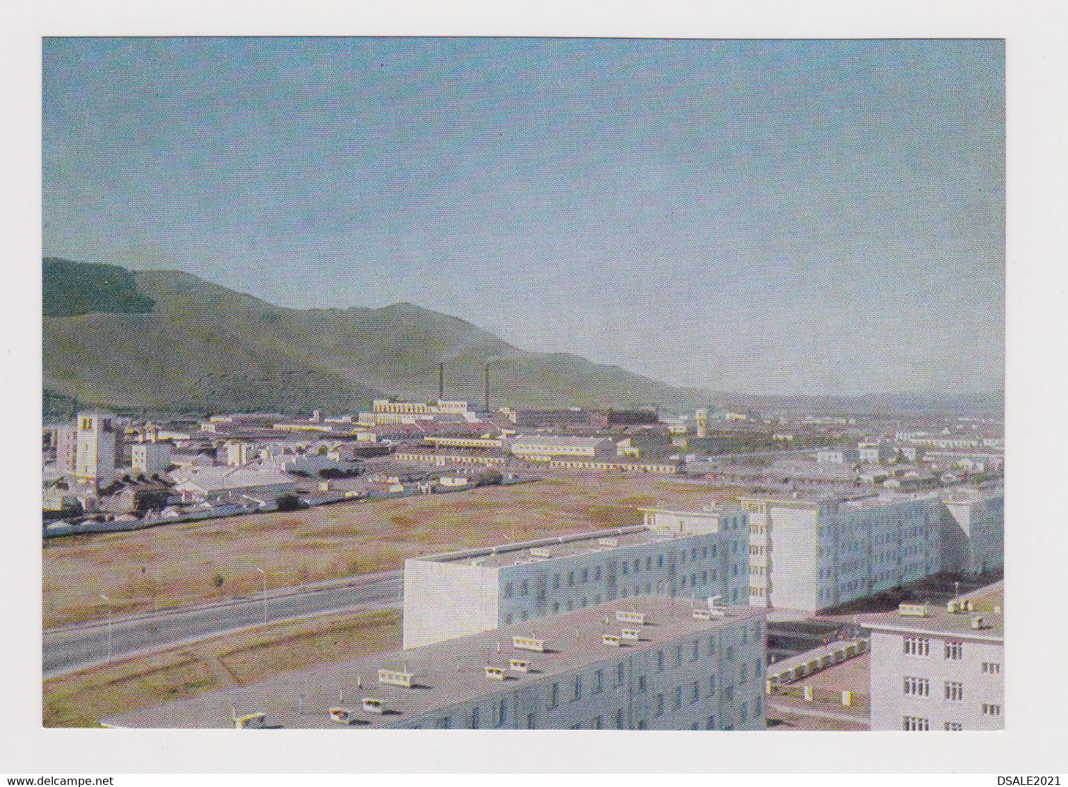 MONGOLIA Mongolie Mongolei Mongolian Capital Ulaanbaatar Industrial District View 1960s Photo Postcard RPPc CPA (52599) - Mongolië