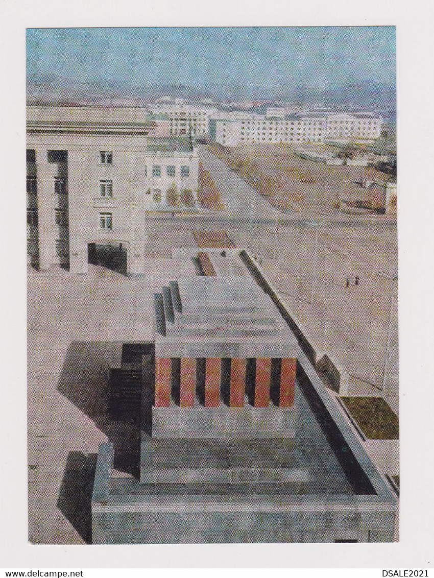 MONGOLIA Mongolie Mongolei Mongolian Capital Ulaanbaatar Mausoleum View 1960s Photo Postcard RPPc CPA (52610) - Mongolie