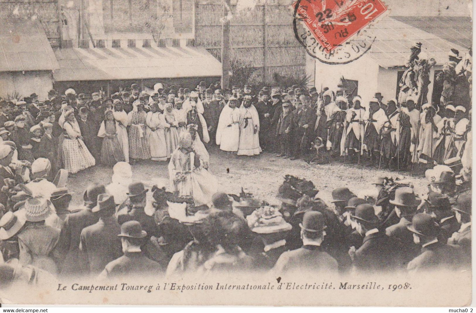 13 - MARSEILLE - CAMPEMENT TOUAREG A L'EXPOSITION INTERNATIONALE 1908 - Electrical Trade Shows And Other