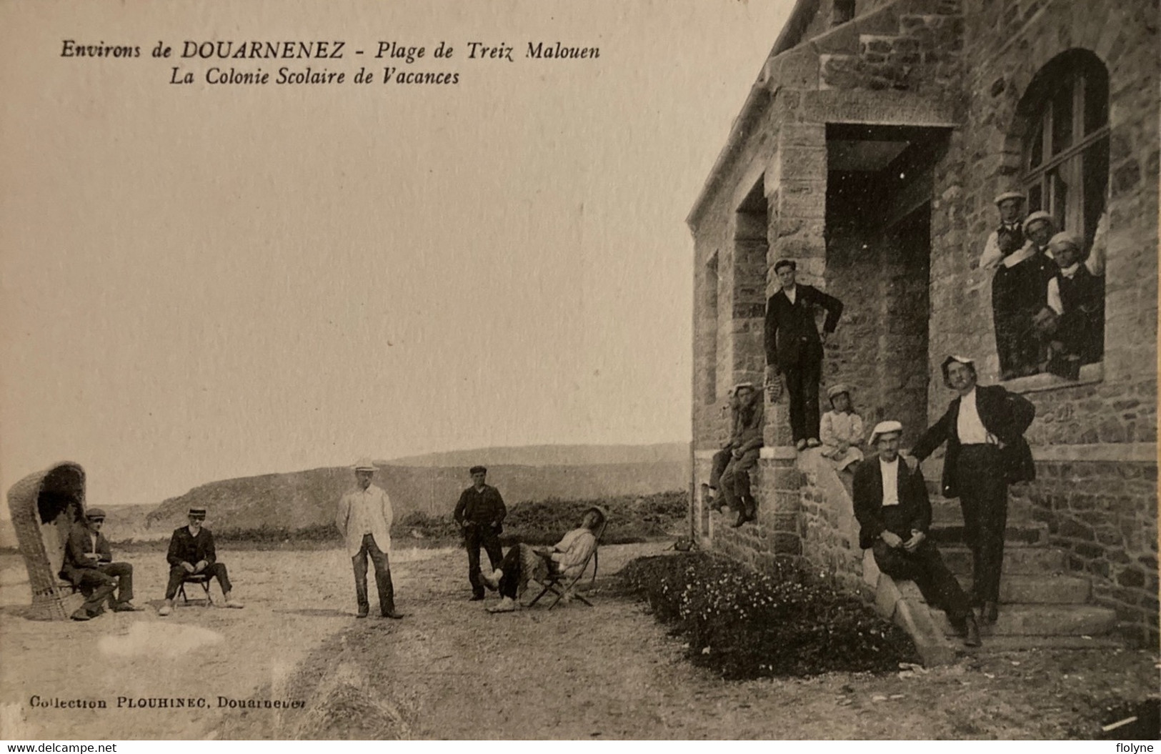 Plonévez Porzay - La Plage De Treiz Malouen - La Colonie De Vacances - Environs De Douarnenez - Plonévez-Porzay