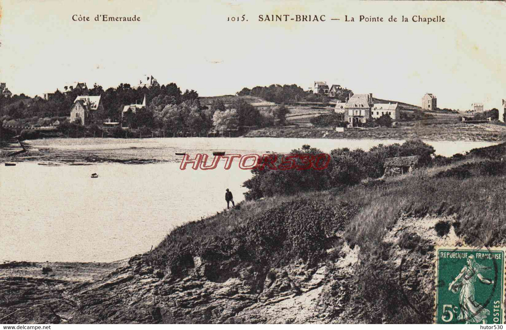 CPA SAINT BRIAC - ILLE ET VILAINE - LA POINTE DE LA CHAPELLE - Saint-Briac