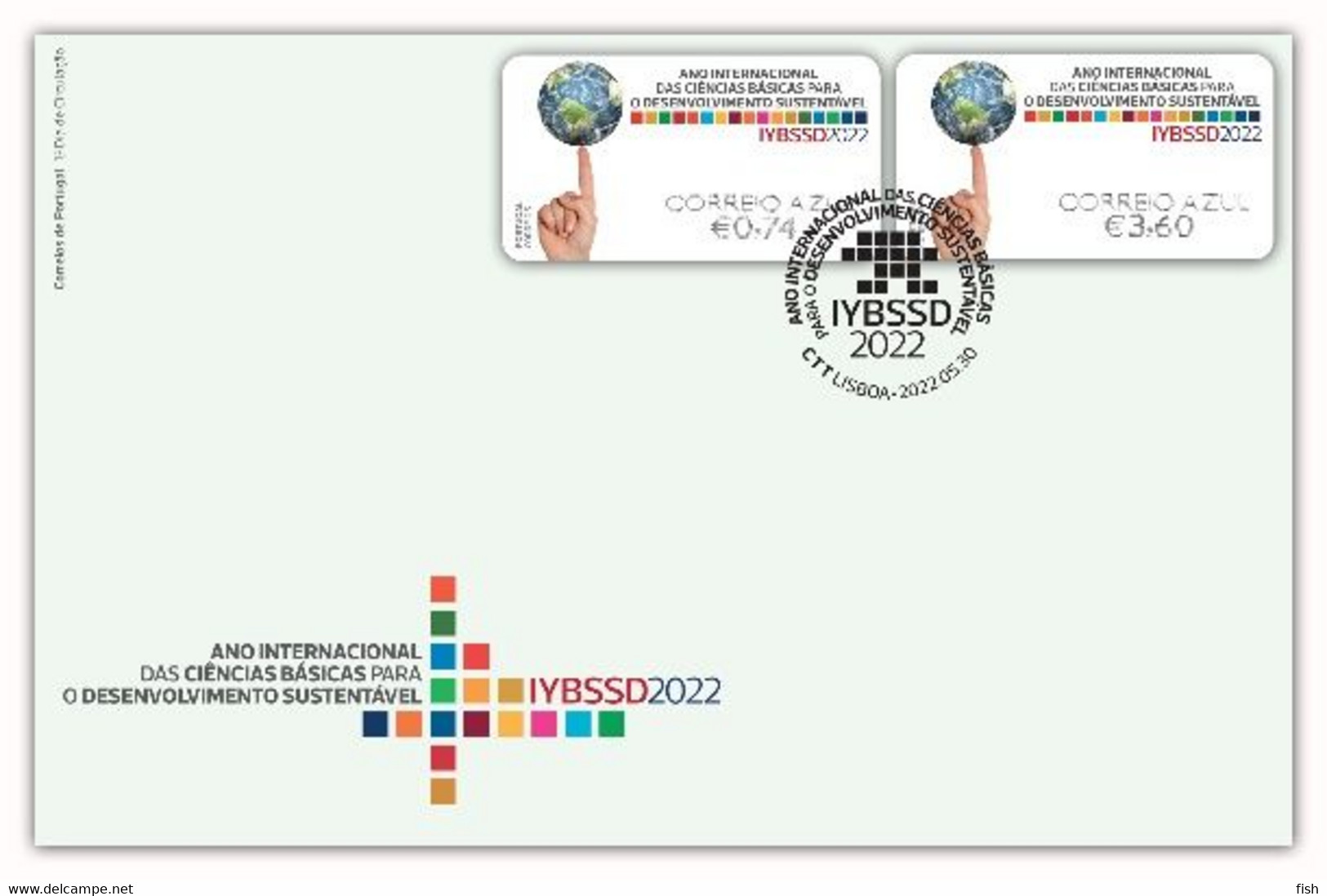 Portugal & FDC International Year Of Basic Sciences For Sustainable Development 2022 (24487) - Milieuvervuiling