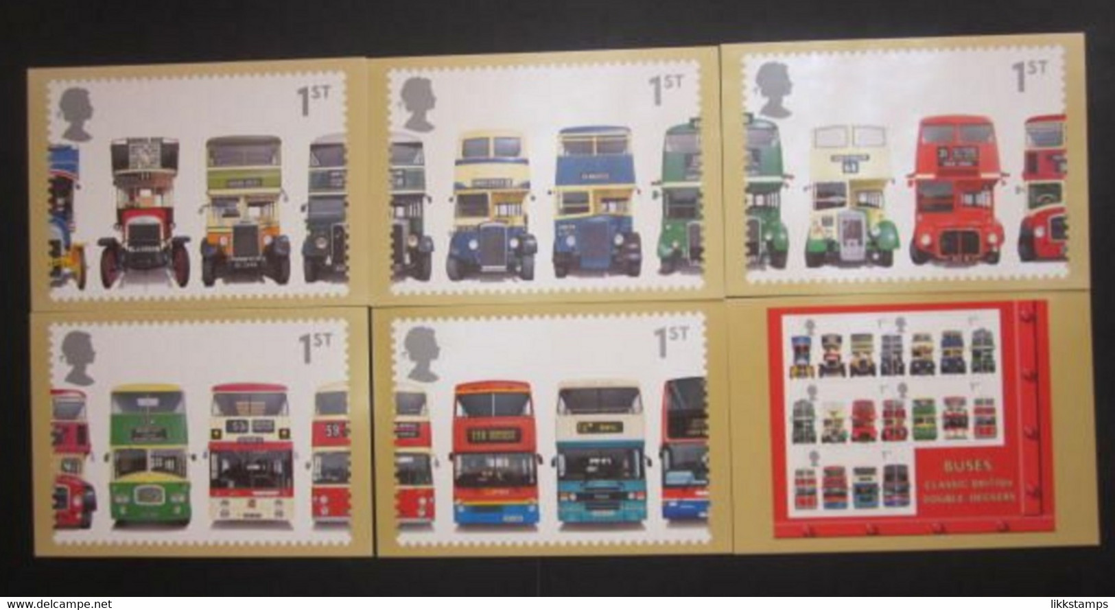 2001 THE 150th ANNIVERSARY OF THE FIRST DOUBLE-DECKER BUS P.H.Q. CARDS UNUSED, ISSUE No. 231 (B) #00649 - Cartes PHQ