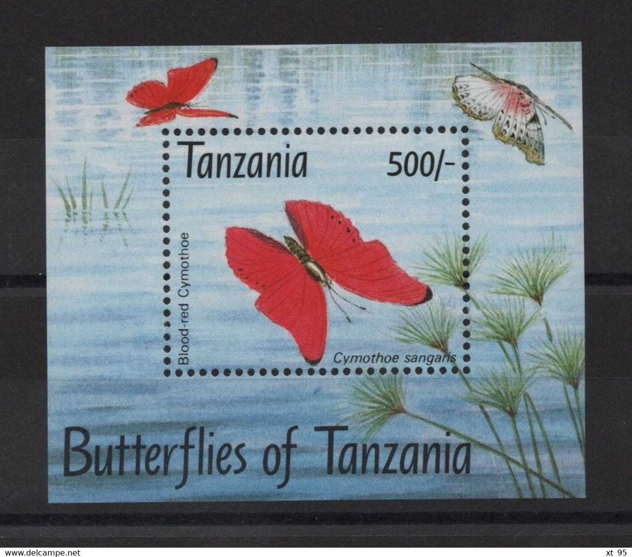 Tanzanie - BF 197 - Faune - Papillon - Cote 6€ - ** Neufs Sans Charniere - Tanzania (1964-...)