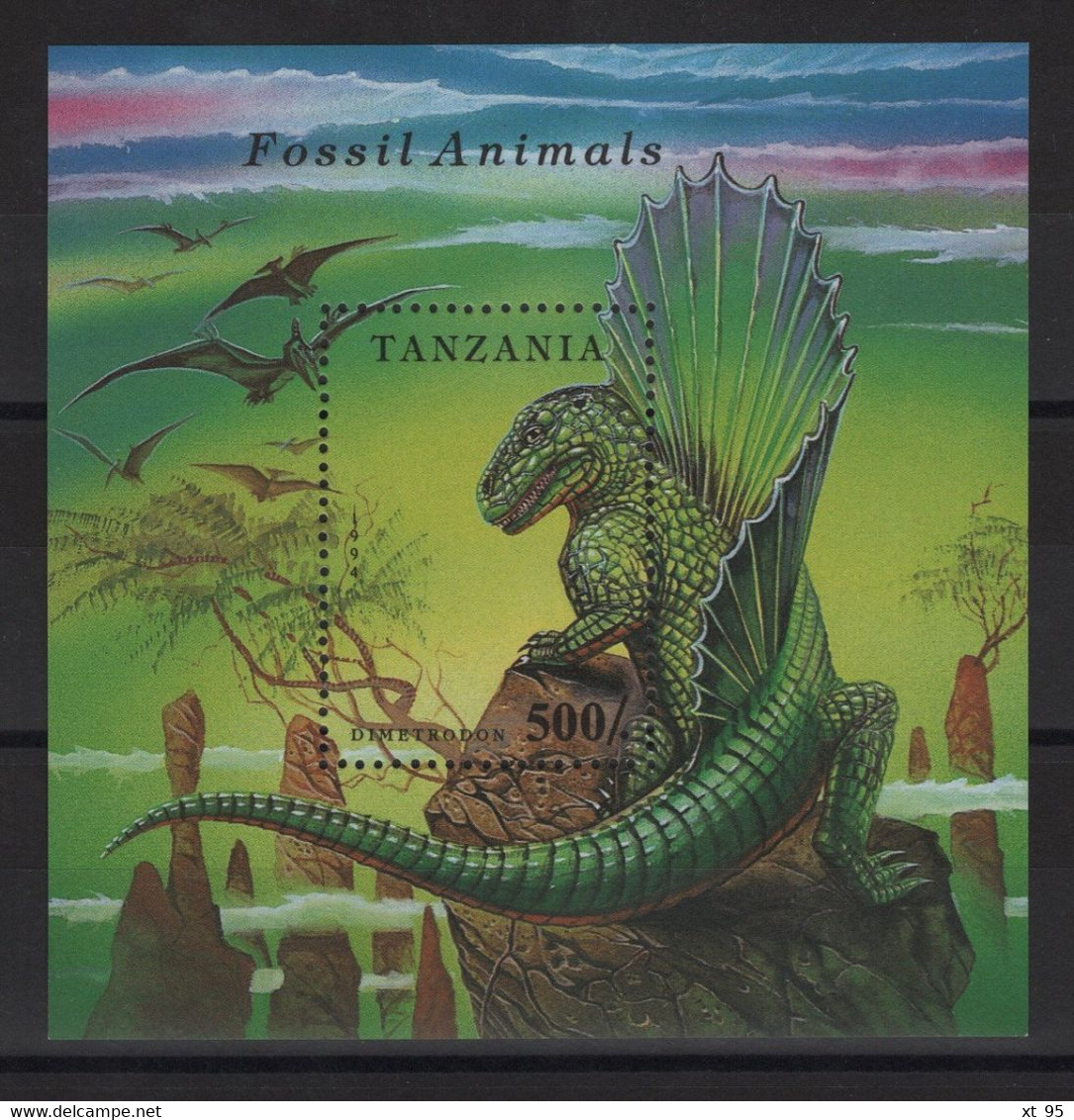 Tanzanie - BF 230 - Faune Prehistorique - Cote 3.50€ - ** Neufs Sans Charniere - Tansania (1964-...)