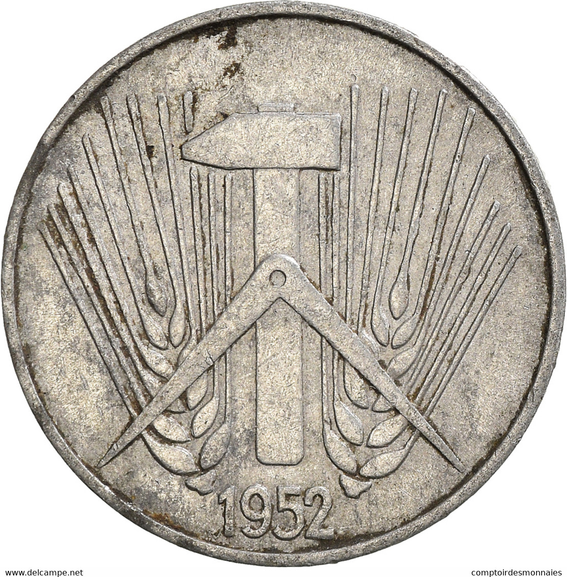 Monnaie, République Démocratique Allemande, 5 Pfennig, 1952 - 5 Pfennig