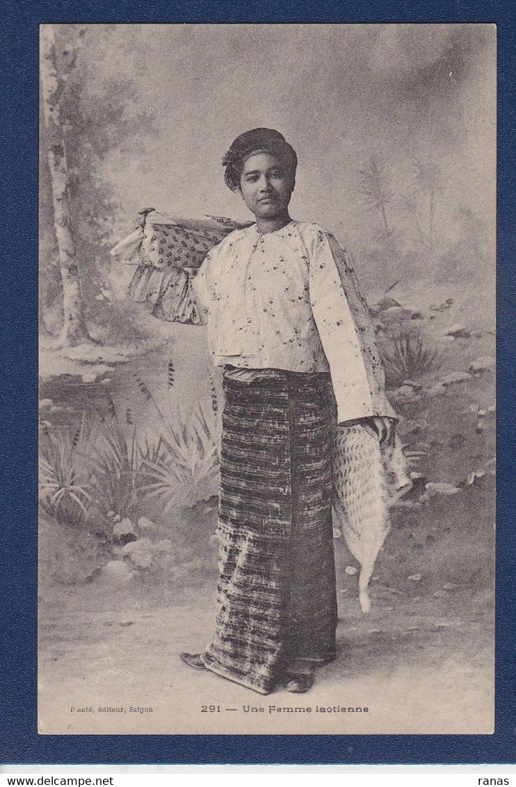 CPA Laos Ethnic Femme Woman Non Circulé - Laos