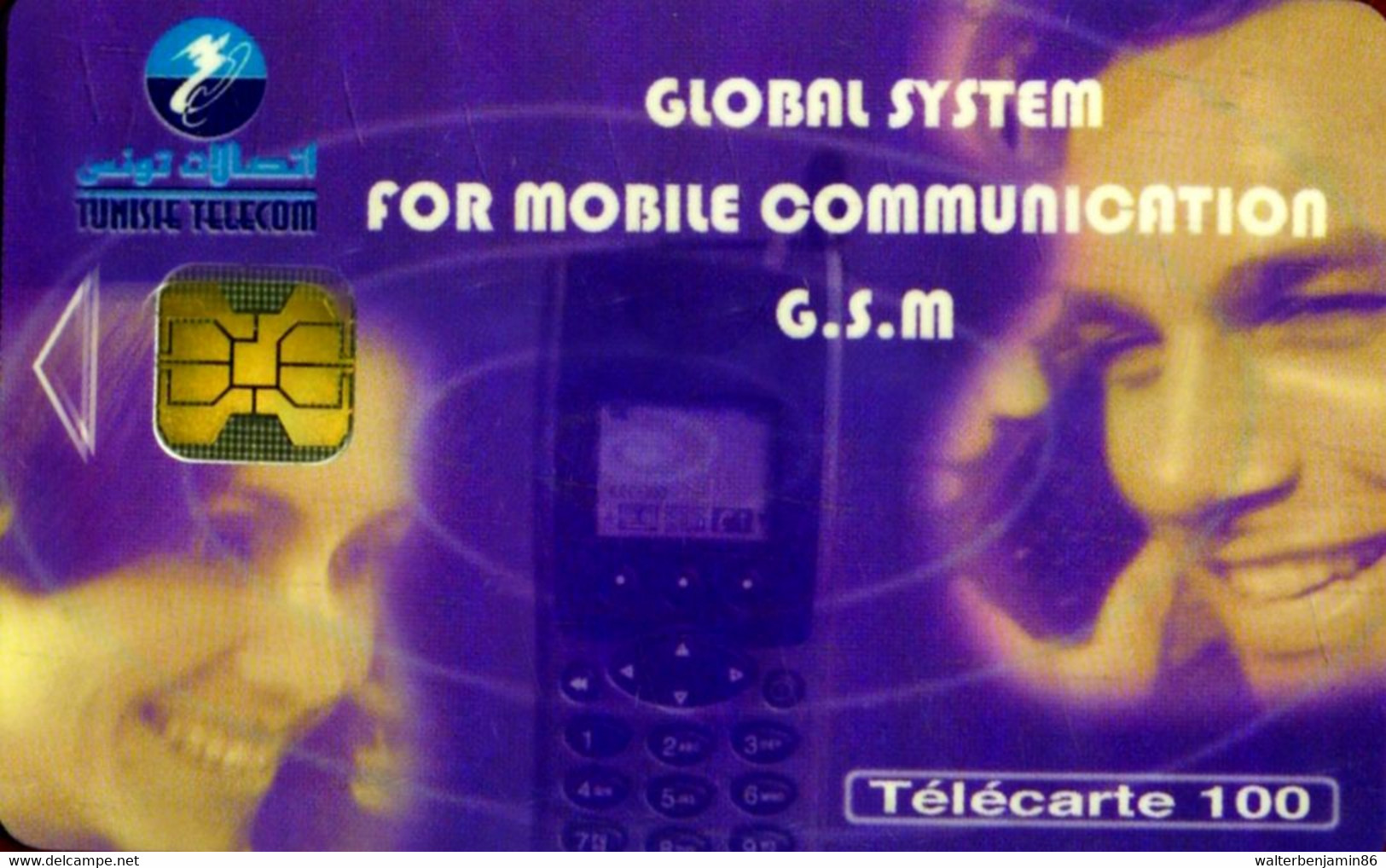 SCHEDA TELEFONICA PHONECARD TUNISIA GLOBAL SYSTEM FOR MOBILE COMMUNICATION - Tunisia