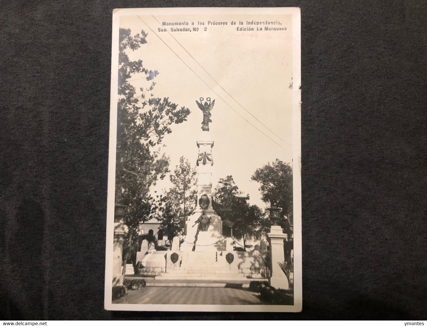 Postcard Monument San Salvador 1923 - El Salvador
