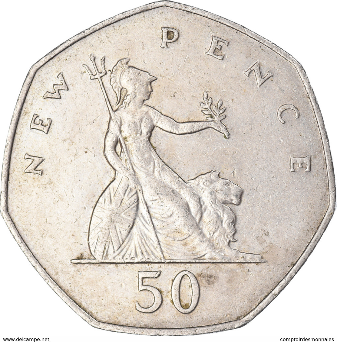 Monnaie, Grande-Bretagne, 50 New Pence, 1976 - 50 Pence