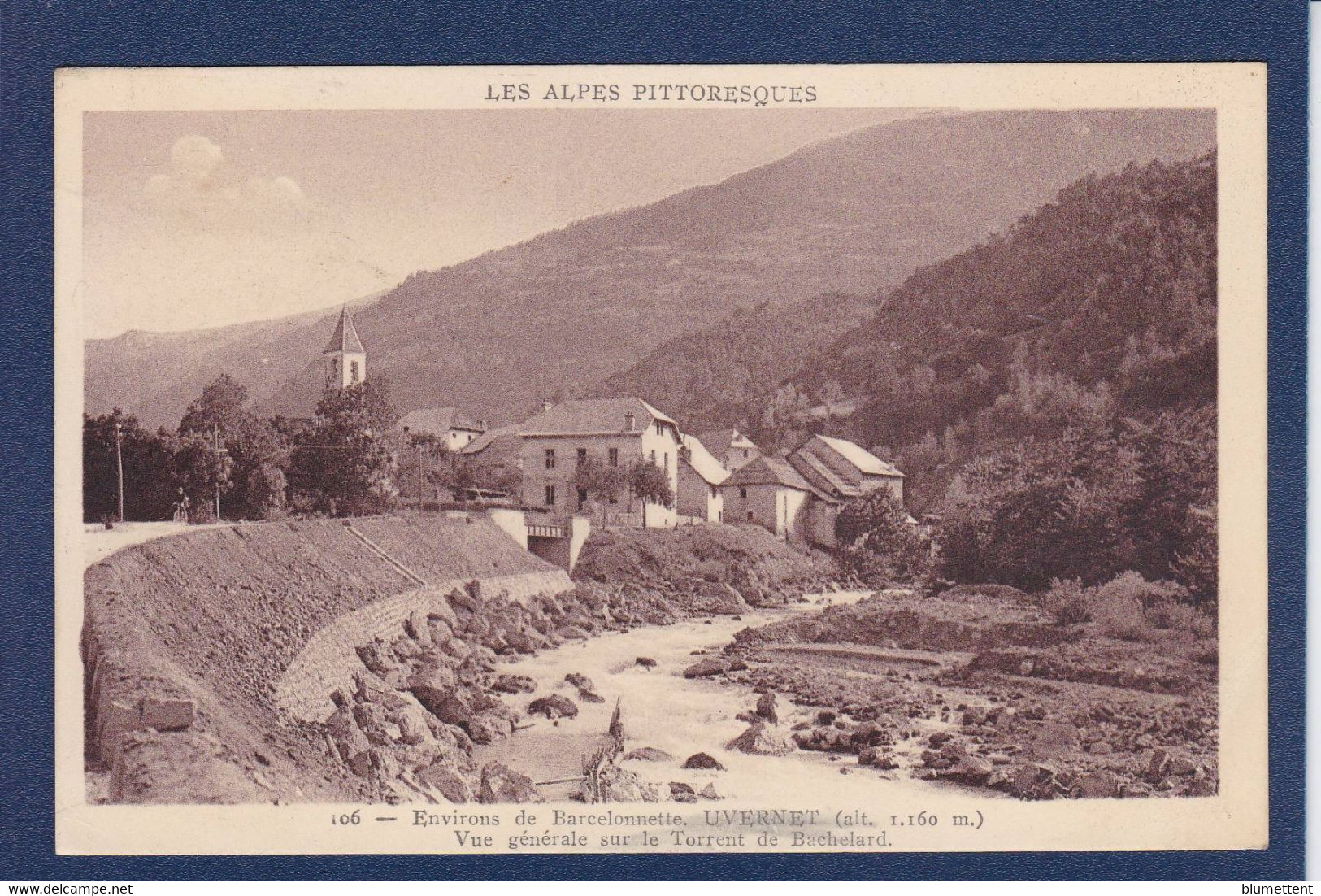 CPA [04] Alpes De Haute Provence > Barcelonnette écrite - Barcelonnette