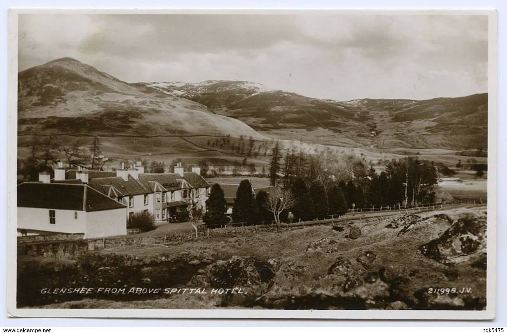 GLENSHEE FROM ABOVE SPITTAL HOTEL / ADDRESS - SHERIFF HUTTON, LILLING (ATLAY) - Perthshire