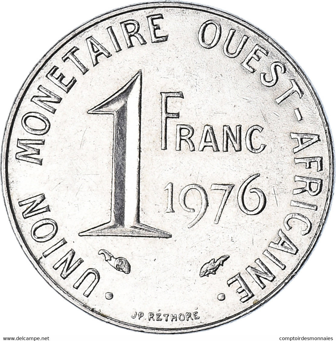 Monnaie, Communauté économique Des États De L'Afrique De L'Ouest, Franc, 1976 - Ivory Coast