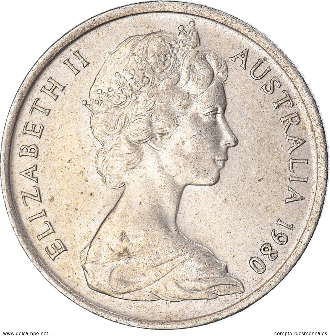 Monnaie, Australie, 5 Cents, 1980 - 5 Cents