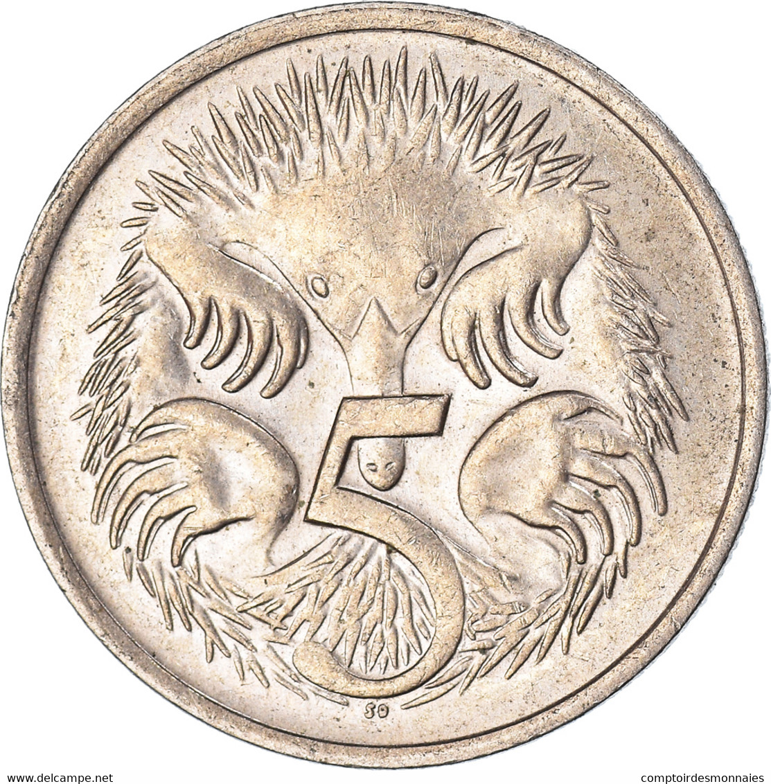 Monnaie, Australie, 5 Cents, 1980 - 5 Cents