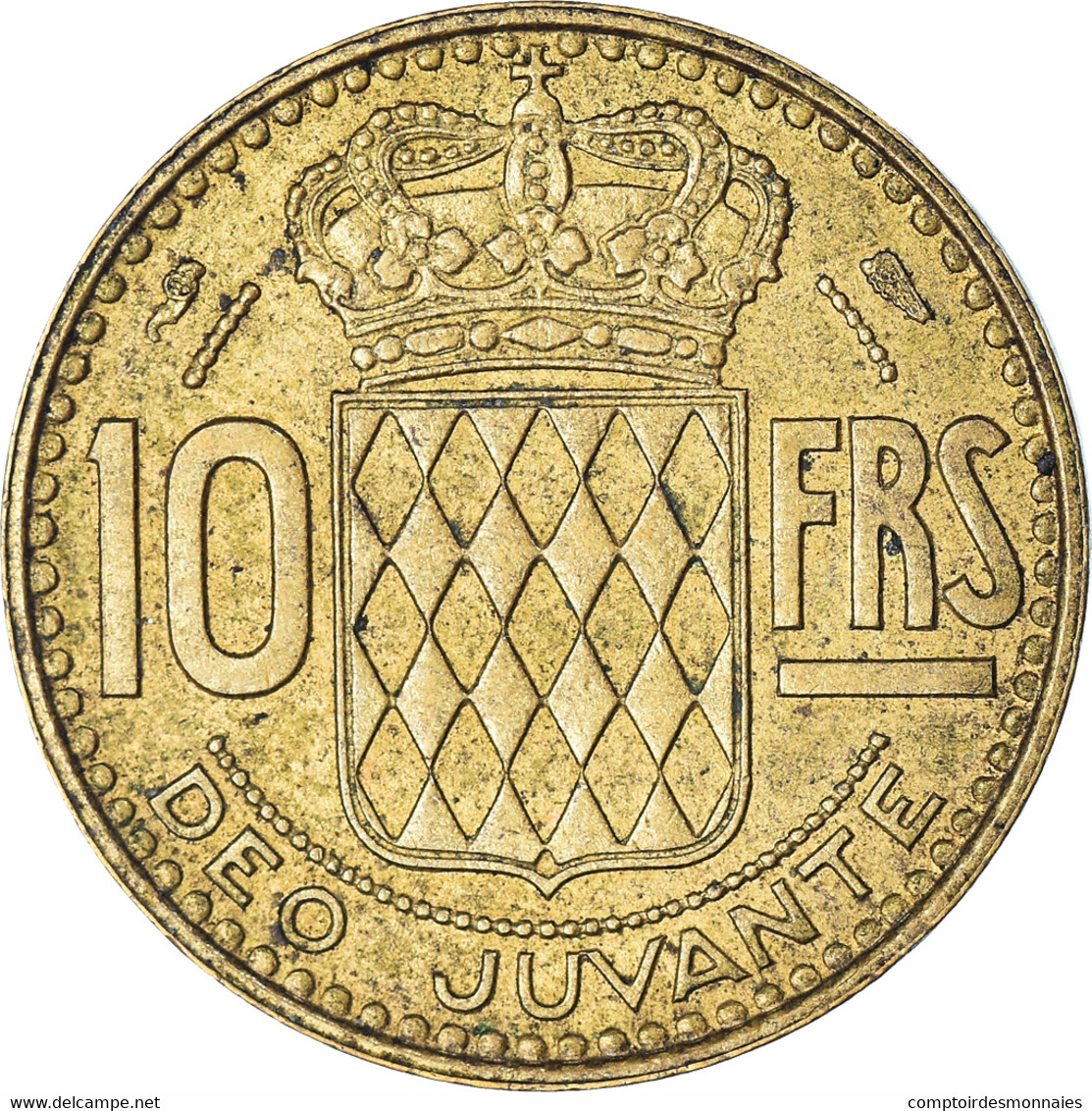 Monnaie, Monaco, 10 Francs, 1951 - 1949-1956 Anciens Francs