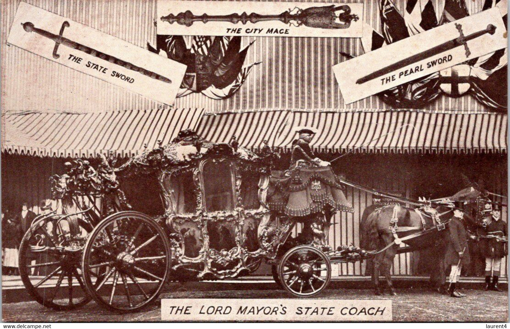 (5 H 58) UK - London Lord Mayor State Coach - Attelages