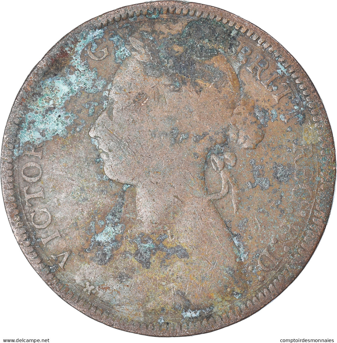 Monnaie, Grande-Bretagne, 1/2 Penny, 1889 - C. 1/2 Penny