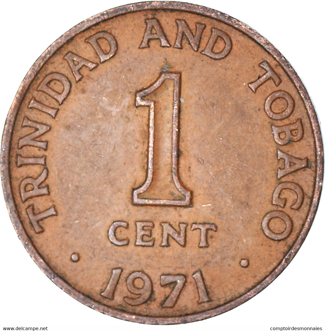 Monnaie, Trinité-et-Tobago, Cent, 1971 - Trinidad En Tobago