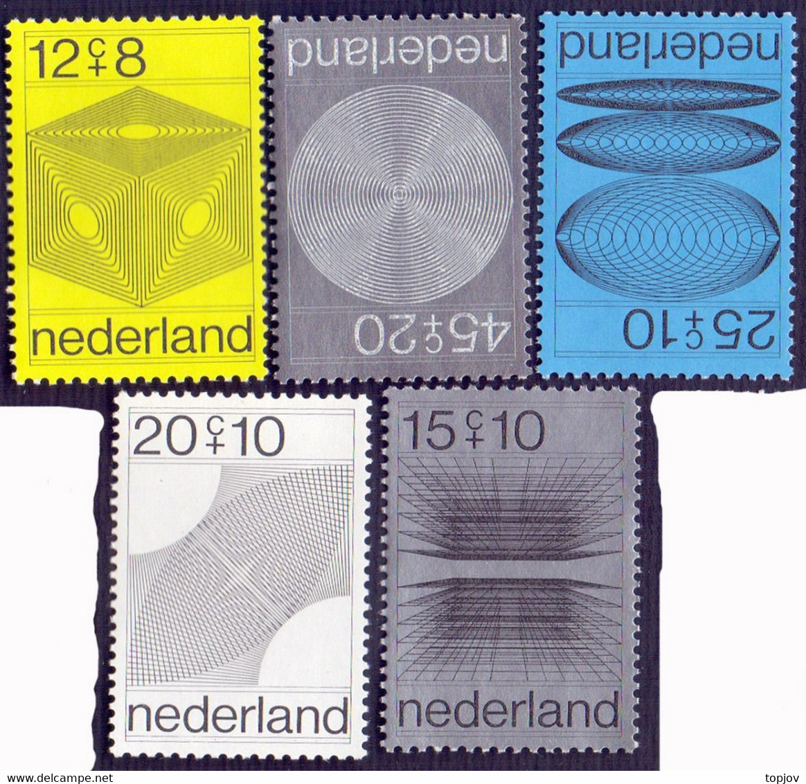 NEDHERLANDS - Computer Graphics - **MNH - 1970 - Grabados