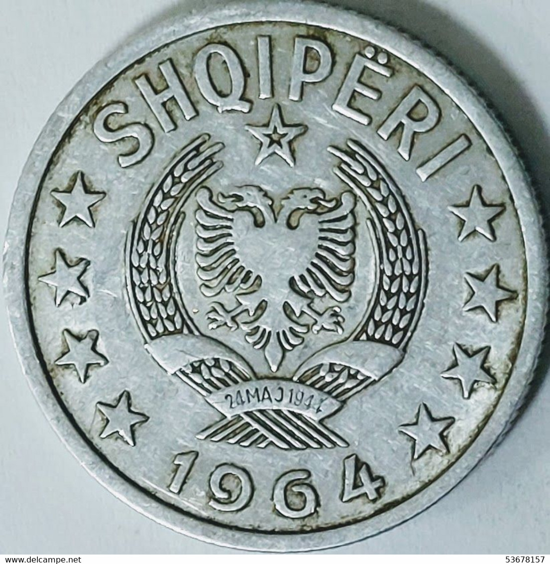 Albania - 20 Qindarka, 1964, KM# 41 - Albania