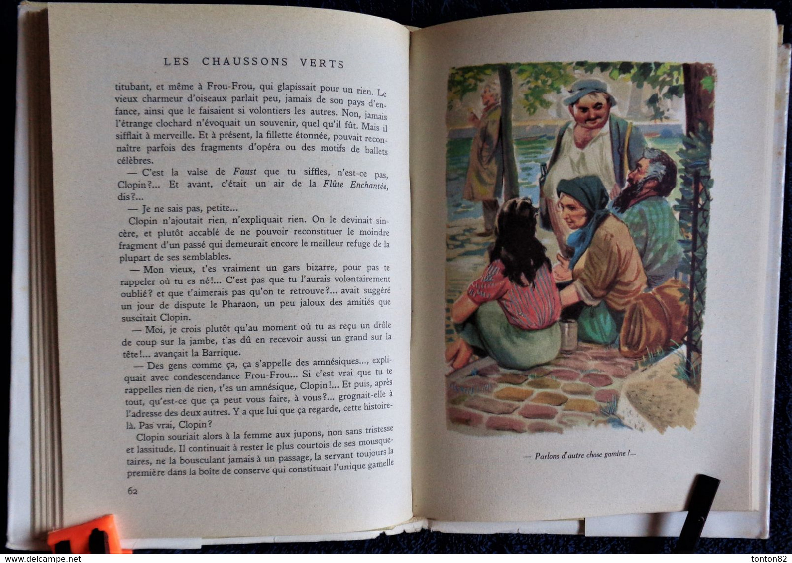 Saint-Marcoux - Les chaussons verts - Bibliothèque Rouge et Or - ( 1957 ) .