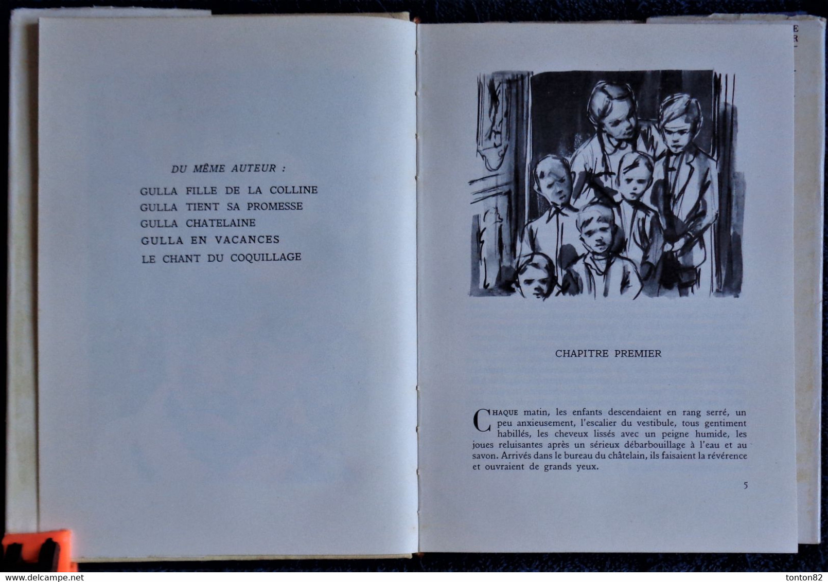 Martha Sandwall-Bergström - Gulla Chatelaine -  Bibliothèque Rouge Et Or Souveraine N° 544 - ( 1961 ) . - Bibliotheque Rouge Et Or