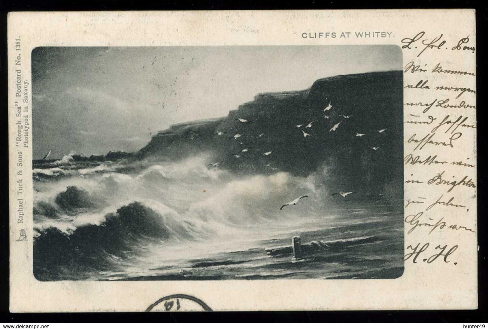 Cliffs At Whitby 1902 Tuck - Whitby