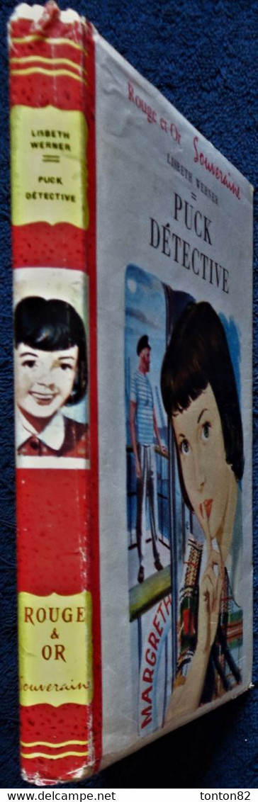 Lisbeth Werner -  Puck Détective - Bibliothèque Rouge Et Or  - (1958 ) - Bibliotheque Rouge Et Or