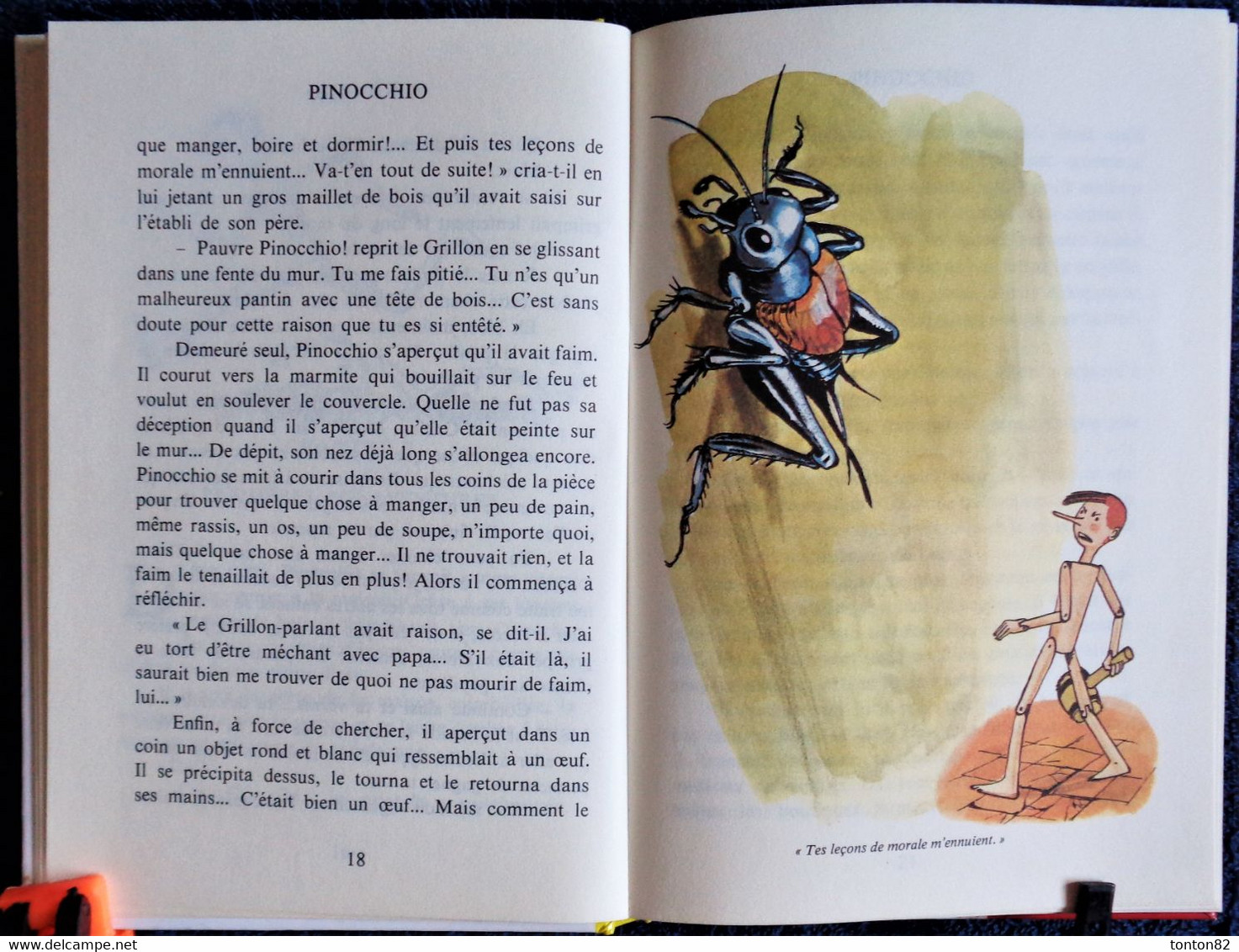 Collodi - Les Aventures De PINOCCHIO - Bibliothèque Rouge Et Or  - (1975 ) - Bibliotheque Rouge Et Or