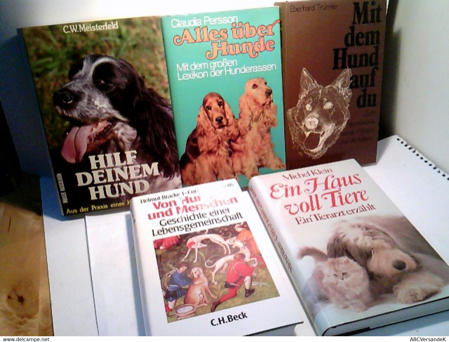 Konvolut 5 Bände Sachbücher / Hunde - Animaux