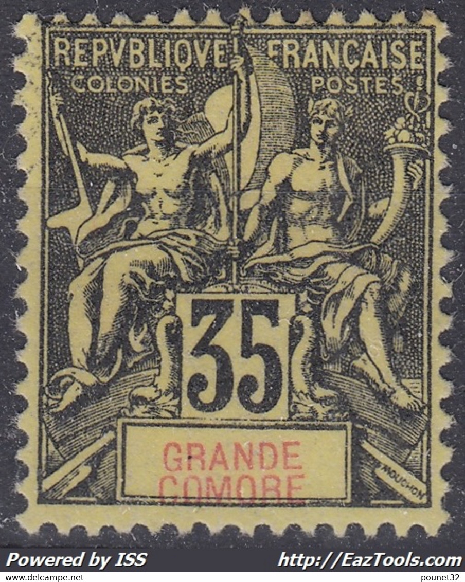 GRANDE COMORE : TYPE GROUPE N° 17 AVEC OBLITERATION TRES LEGERE - Used Stamps