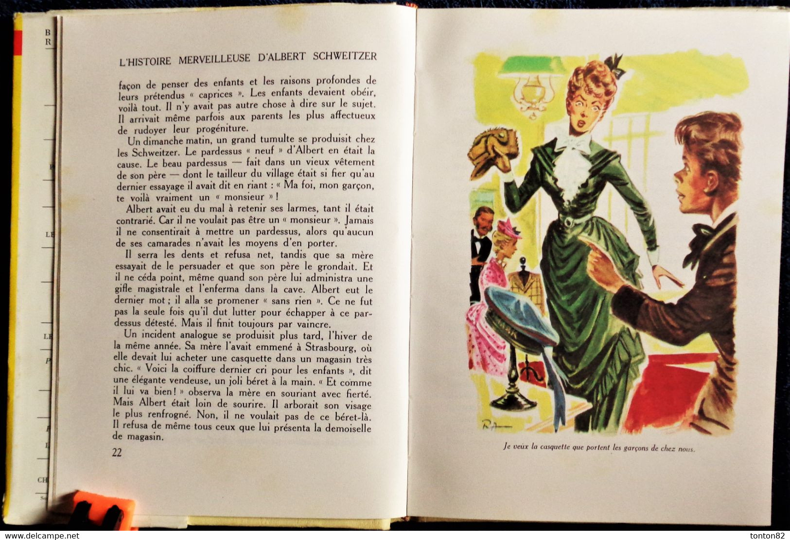 Titt Fasmer Dahl - L' Histoire Merveilleuse D' Albert Schweitzer - Rouge Et Or Souveraine N° 542- ( 1955 ) . - Bibliotheque Rouge Et Or