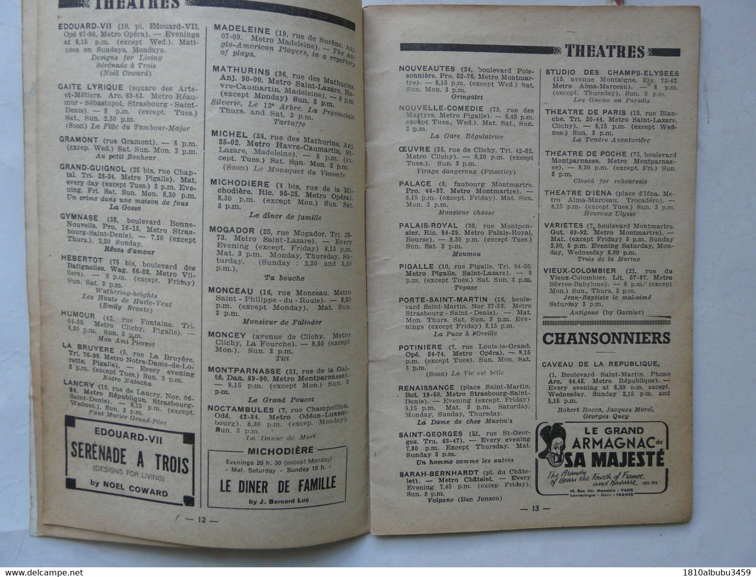 PARISIAN WEEKLY INFORMATION 1945 - Ontwikkeling