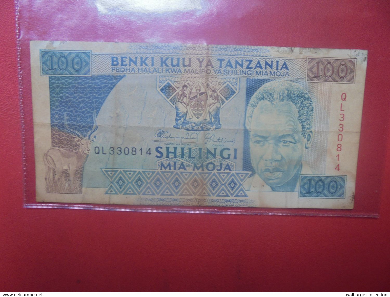 TANZANIE 100 SHILLINGI 1993 Circuler (L.2) - Tanzania