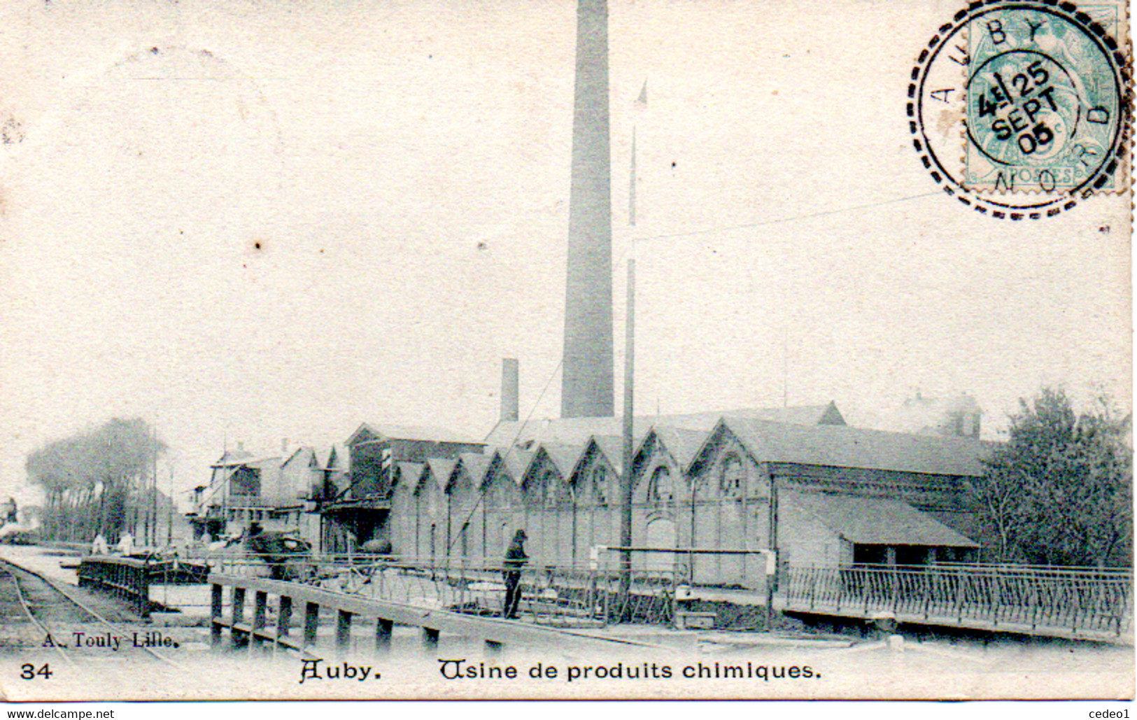 AUBY  USINE DE PRODUITS CHIMIQUES - Auby