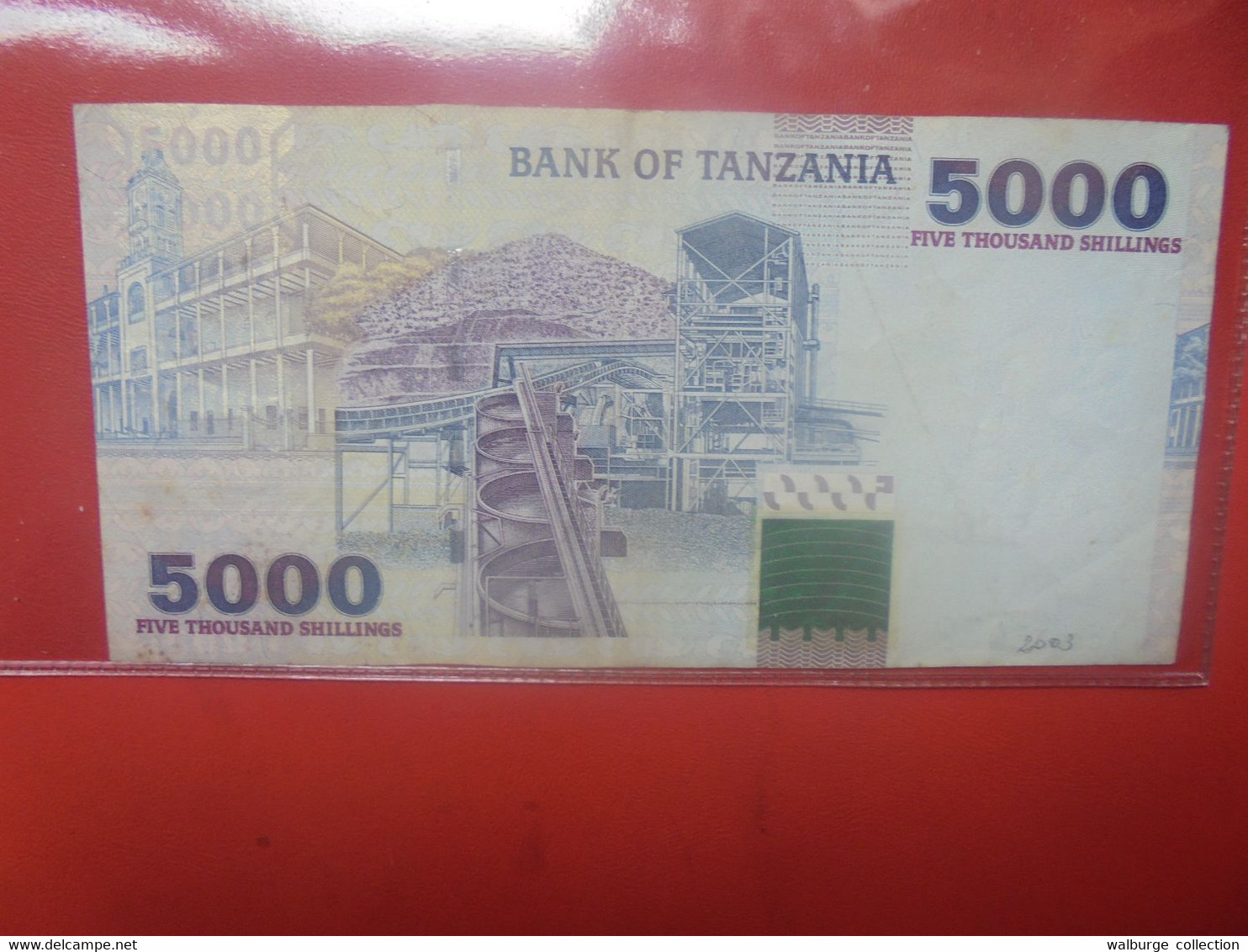 TANZANIE 5000 SHILLINGI 2003 Circuler (L.2) - Tansania