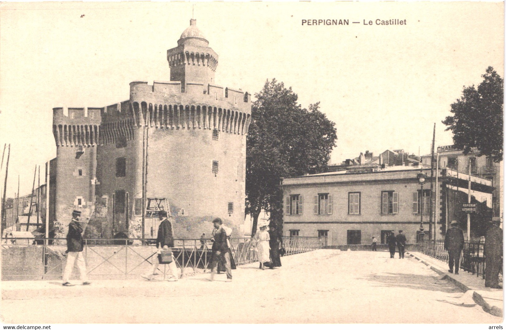 FR66 PERPIGNAN - Le Castillet - Démolition Des Remparts - Animée - Belle - Perpignan