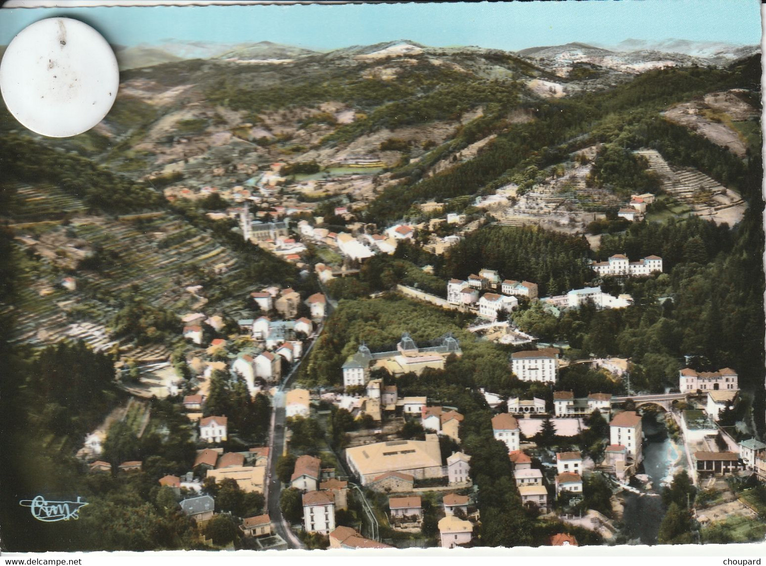 07 -  Carte Postale Semi Moderne De  VALS LES BAINS   Vue Aérienne - Vals Les Bains