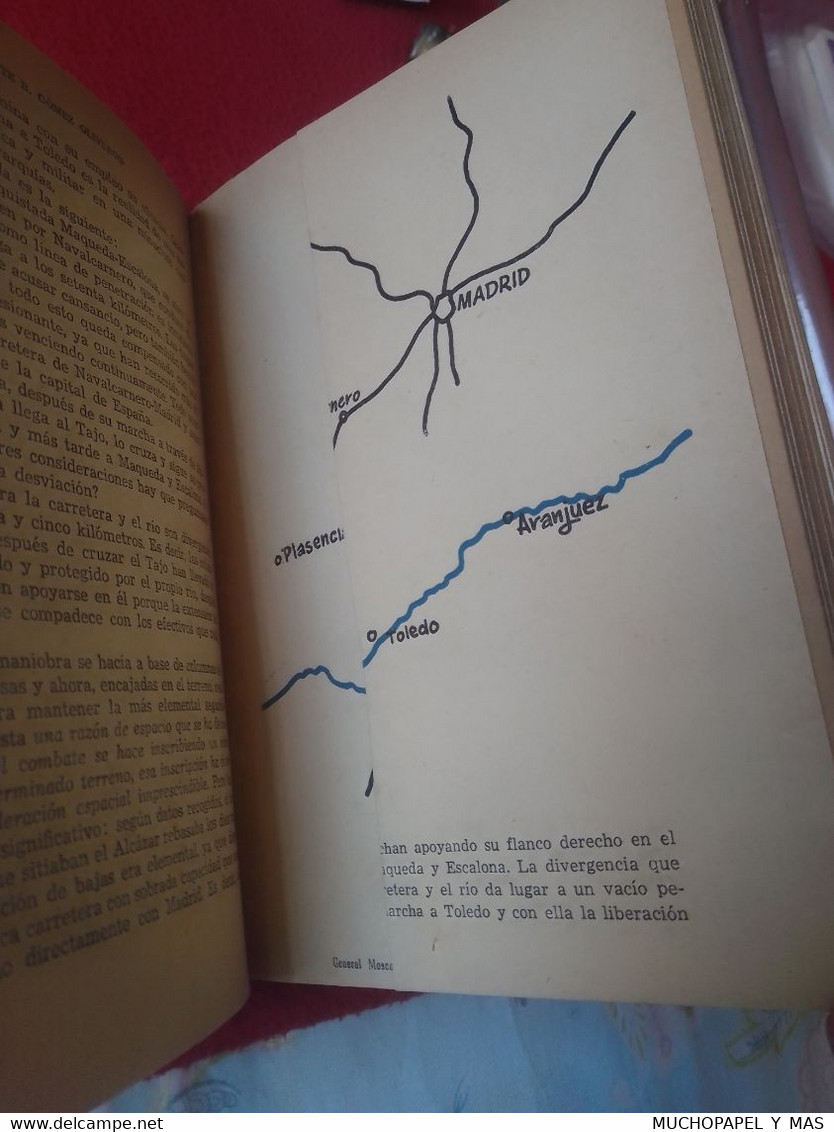 ANTIGUO LIBRO GENERAL MOSCARDÓ SIN NOVEDAD EN EL ALCÁZAR 1956 EDITORIAL AHR, BENITO GÓMEZ OLIVEROS..MILITAR EJÉRCITO VER