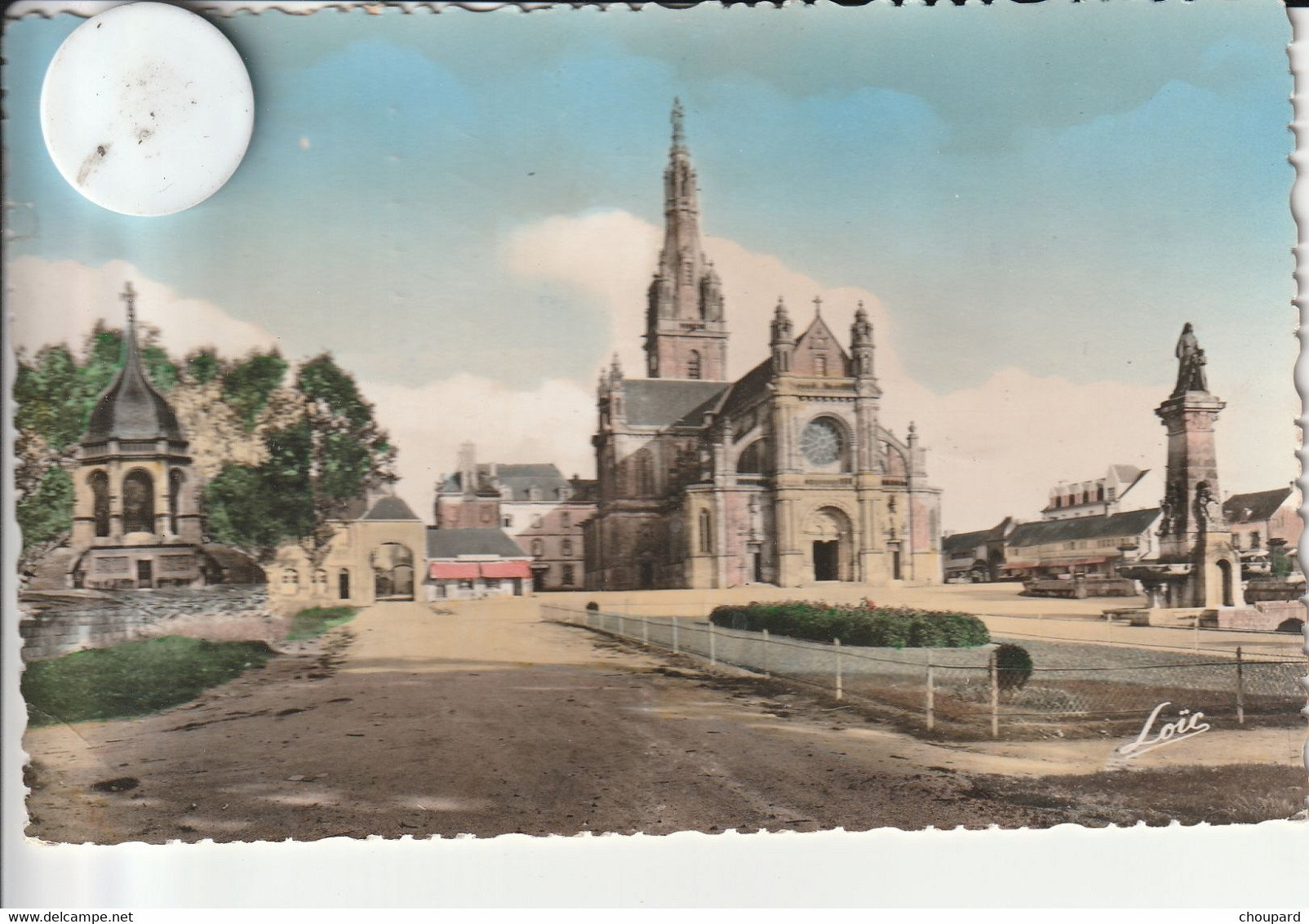 56 -  Carte Postale Semi Moderne De  SAINT ANNE D'AURAY  La  Basilique      Vue Aérienne - Sainte Anne D'Auray