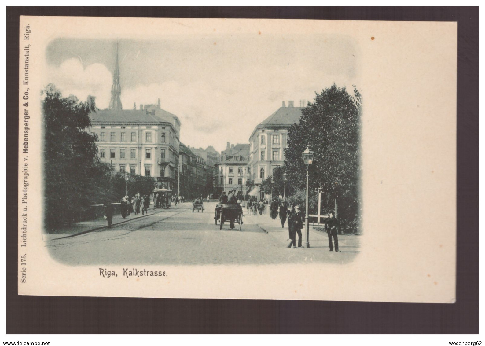 LATVIA  Riga Kalkstrasse Ca 1900 - Lettland