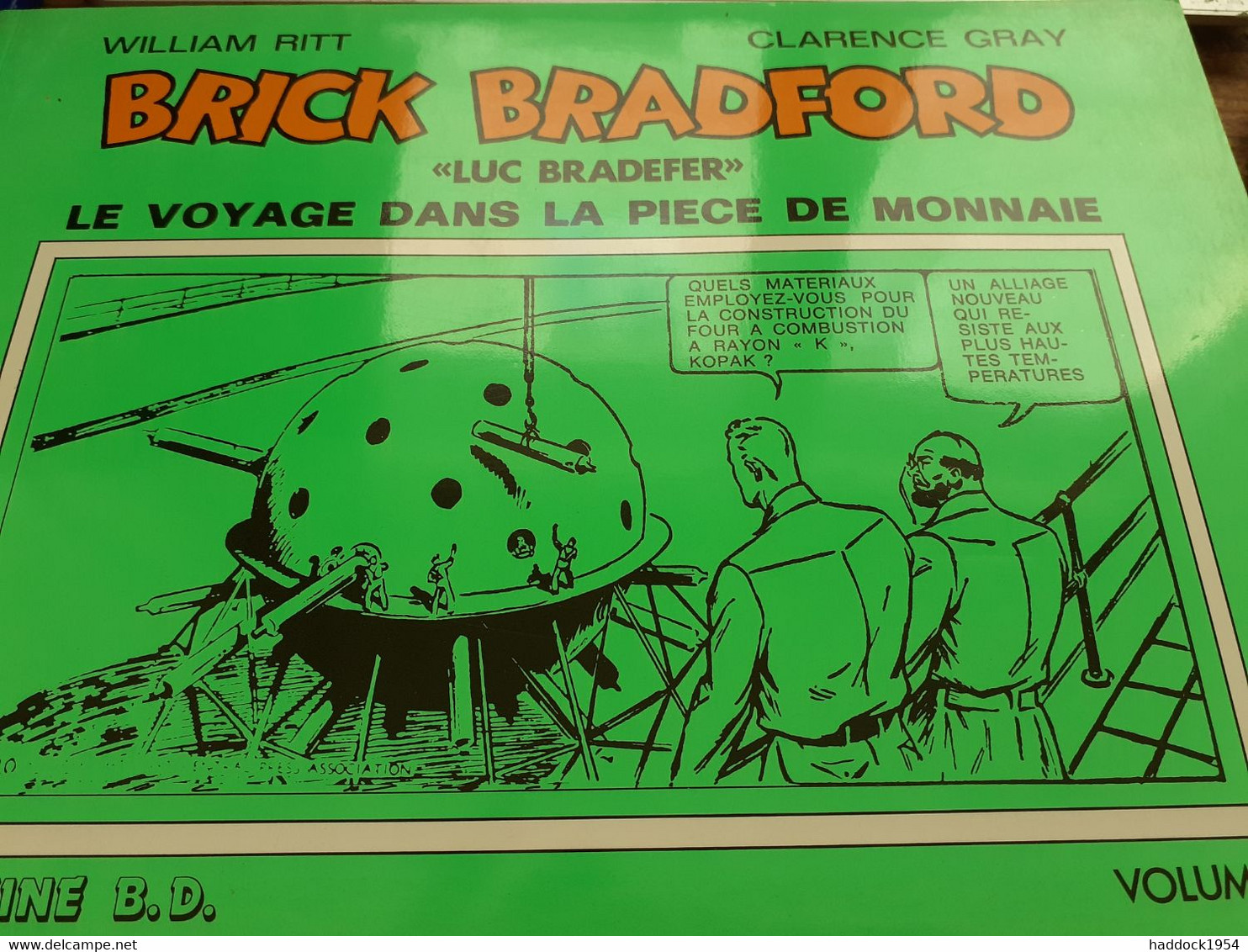 Le Voyage Dans La Pièce De Monnaie BRICK BRADFORD WILLIAM RITT CLARENCE GRAY Slatkine B.D. 1981 - Brick