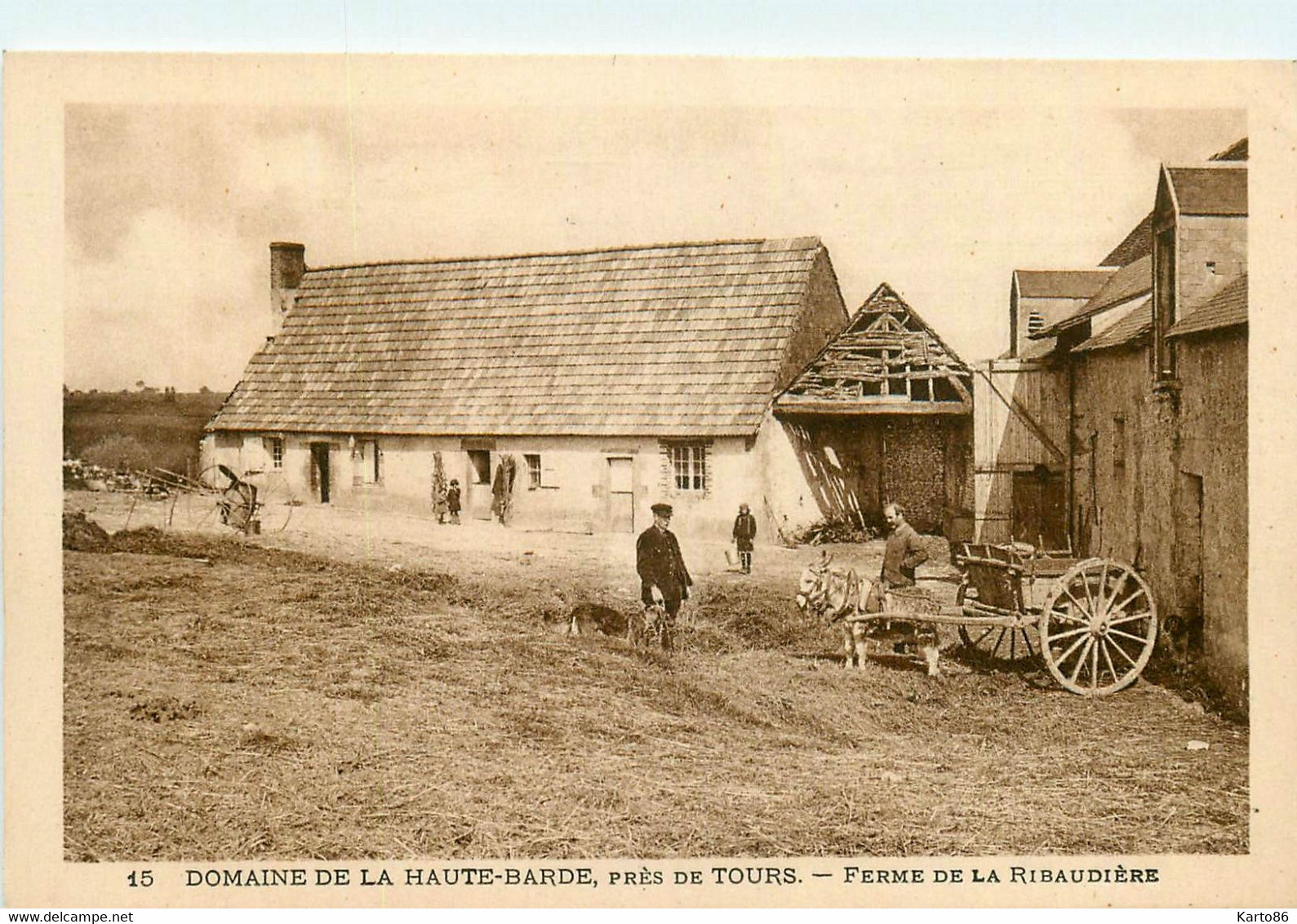 Beaumont La Ronce * Domaine De La Haute Barde * Près Tours * Ferme De La Ribaudière * Attelage - Beaumont-la-Ronce